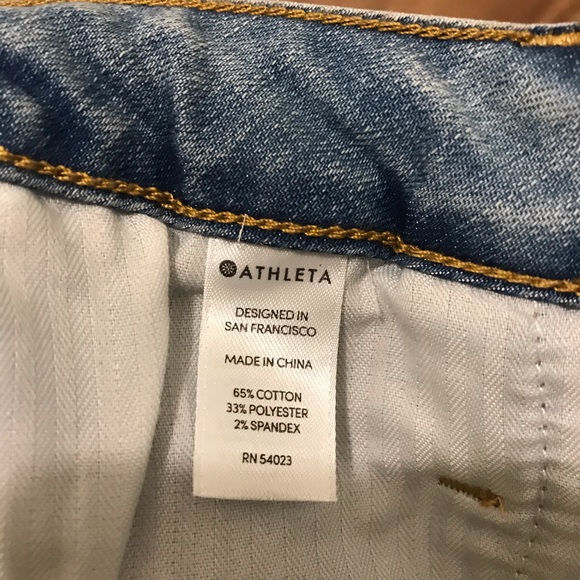 Athleta | Sculptek Slim Straight Jean Agate Wash - Picture 8 of 9